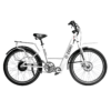 bicicleta eléctrica urbana blanco