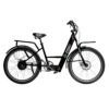 Bicicleta eléctrica urbana Negro